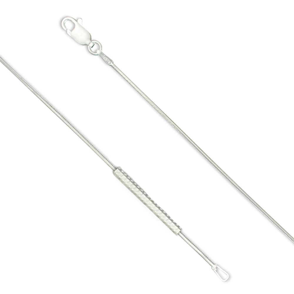 Silver Snake Chains 16"/18"/20"