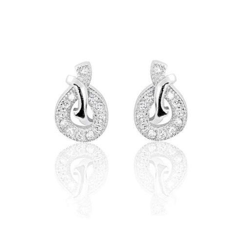 Sterling Silver Cubic Zirconia Earrings